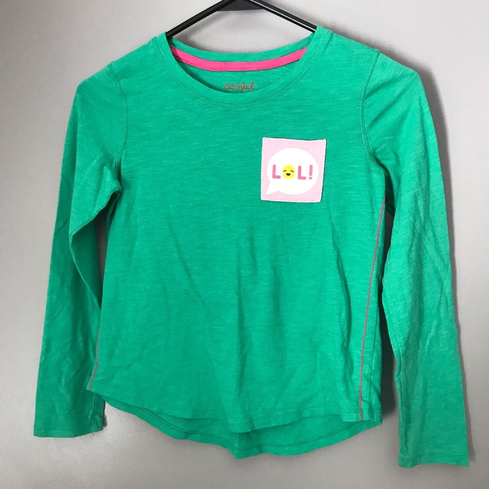 Cat & Jack girls LS shirt size medium